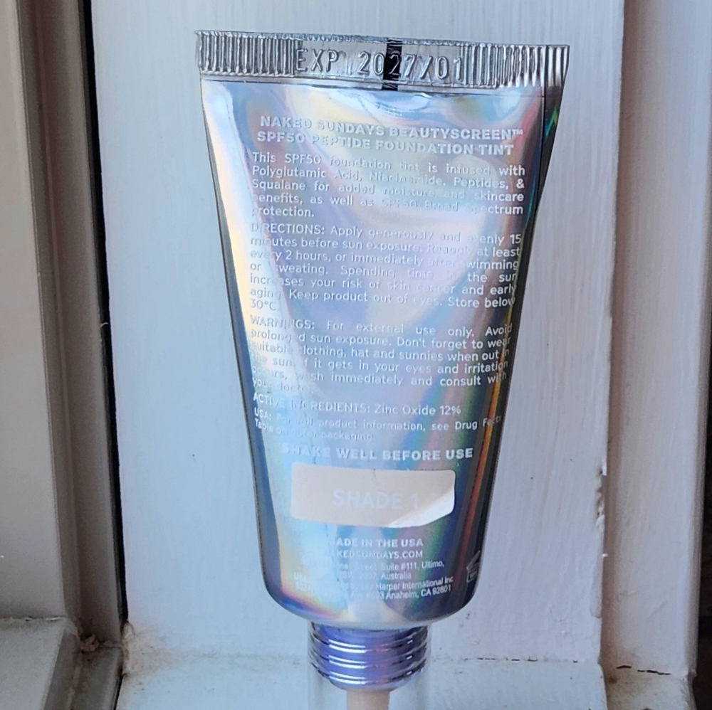 NIB NAKED SUNDAYS BEAUTY SCREEN FOUNDATION SKIN TINT - Picture 13 of 14